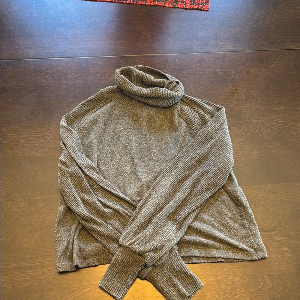 Project Social T Brown Turtleneck Sweater